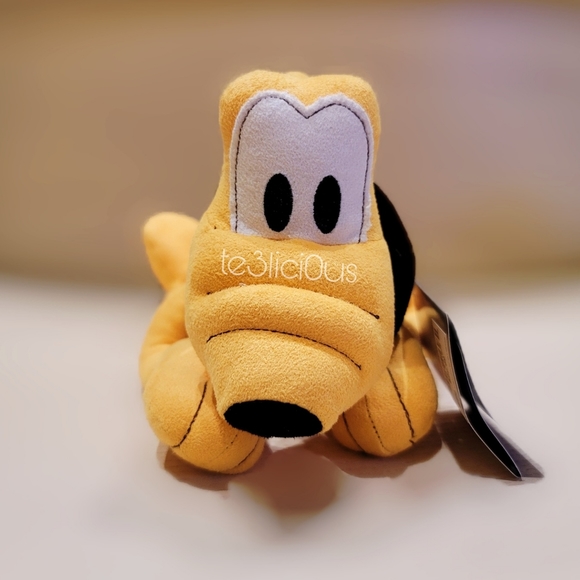 DISNEY PARKS VINTAGE RETRO PLUTO SMALL PLUSH - Picture 4 of 5